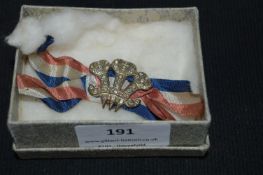 Prince of Wales Feather Dress Clip