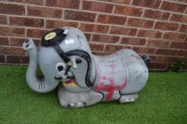 Metal Elephant Fairground Ride