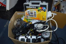 Electrical Items, Extension Leads, Battery Packs,