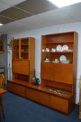 Retro Teak Double Wall Unit
