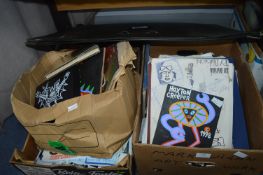 Two Boxes of Art Materials and Sketch Books, Art W