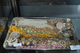 Tray Lot of Costume Jewellery