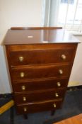Dark Oak Five Drawer Chest