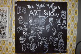 Oil on Canvas Galley Sign by Mark Wigan