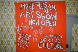Oil on Canvas Gallery Sign by Mark Wigan
