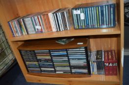 Two Shelves of CDs (90+)