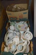 Box of Teapots, Cups and Saucers, etc.