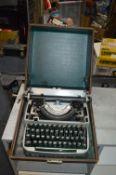 Vintage Cased Portable Typewriter