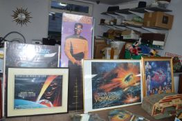 Framed Star Trek Posters and Jigsaw Puzzles
