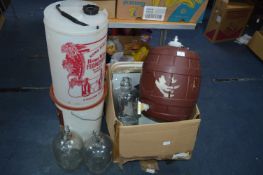 Wine Making Equipment, Barrels, Demijohns, etc.