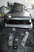 Panasonic DVD Player, Sky Boxes, etc.