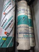 Three Rolls of Roof Felt 1m x ~25m