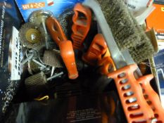 Box of Wire Brushes and Wire Drill Attachments