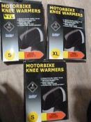 Three Sets of Motorbike Knee Warmers