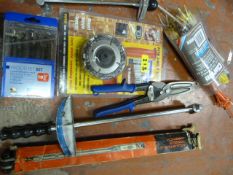 Mixed Lot Including Torque Wrench, Wood Bit Set, K