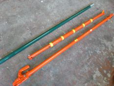 Three Sections of Rigid Towing Bars