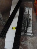 Large Exterior Hinges and Garden Fence Bird Deterr