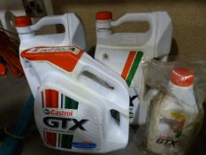 Four Bottles of Castrol Oil (Very Little Used)