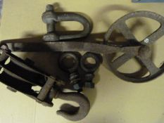 Iron Pulley, Wheel, Shackle, etc.