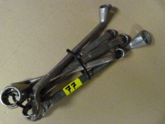 *Six Assorted Ring Spanners