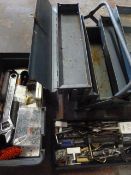 Concertina Toolbox and a Toolbox with a Quantity o