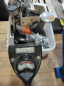 Davenset Battery Tester and a Box of Car Gauges