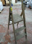 Set of Small Wooden Steps