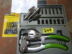 Hand Punch Set, Countersinks and Wood Boring Set