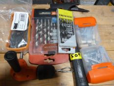 Latter Hammer, 90° Chuck, Drill Bits, etc.