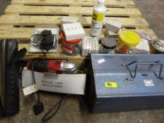 Mixed Lot Including Concertina Tool Box, Thermos,
