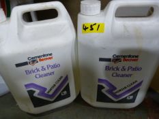 Two 5L Bottles of Brick & Patio Cleaner