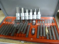 Box of Allen Key Bits and Star & Torque Bits