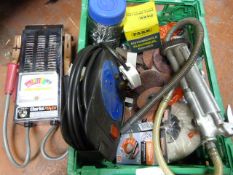 Box Containing Clarke Power Battery Tester, Extens