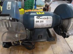 Record SM200 Bench Grinder