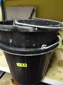 Two Plastic Buckets