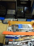 Job Lot of Drill Bits, Spanners, etc.