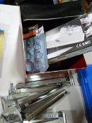 Miscellaneous Box Including Shelf Brackets, Knife