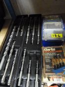 SDS Drill Bits & Wall Plugs, and a Wood Countersin