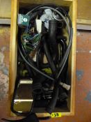 Box of Car Parts and Hose