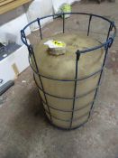 Plastic Water Container in Wire Frame