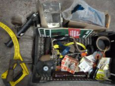 Tray of Assorted Tools and Fittings
