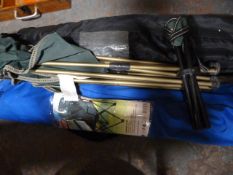 Three Camping Chairs and a Stool