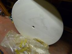 Round Plastic Garden Table