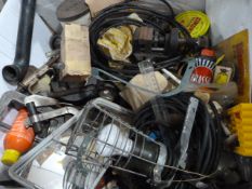 Mixed Box Including Spring Compressors, Lead Lamp,