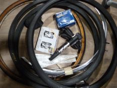 Bike Tyres, Tubes, Pedals, etc.
