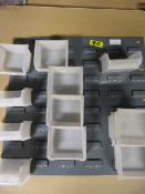 *Storage Rack with Eleven Plastic Trays