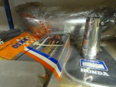 Quantity of Motorcycle Parts Including Disc Pads,