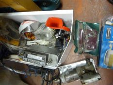 Small Mixed Box of Car Part, Accessoires and Misce