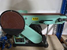 Tooltec Belt and a Disc Sander