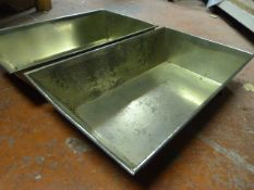 Two Tin BP Sump Drains